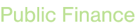 Public Finance